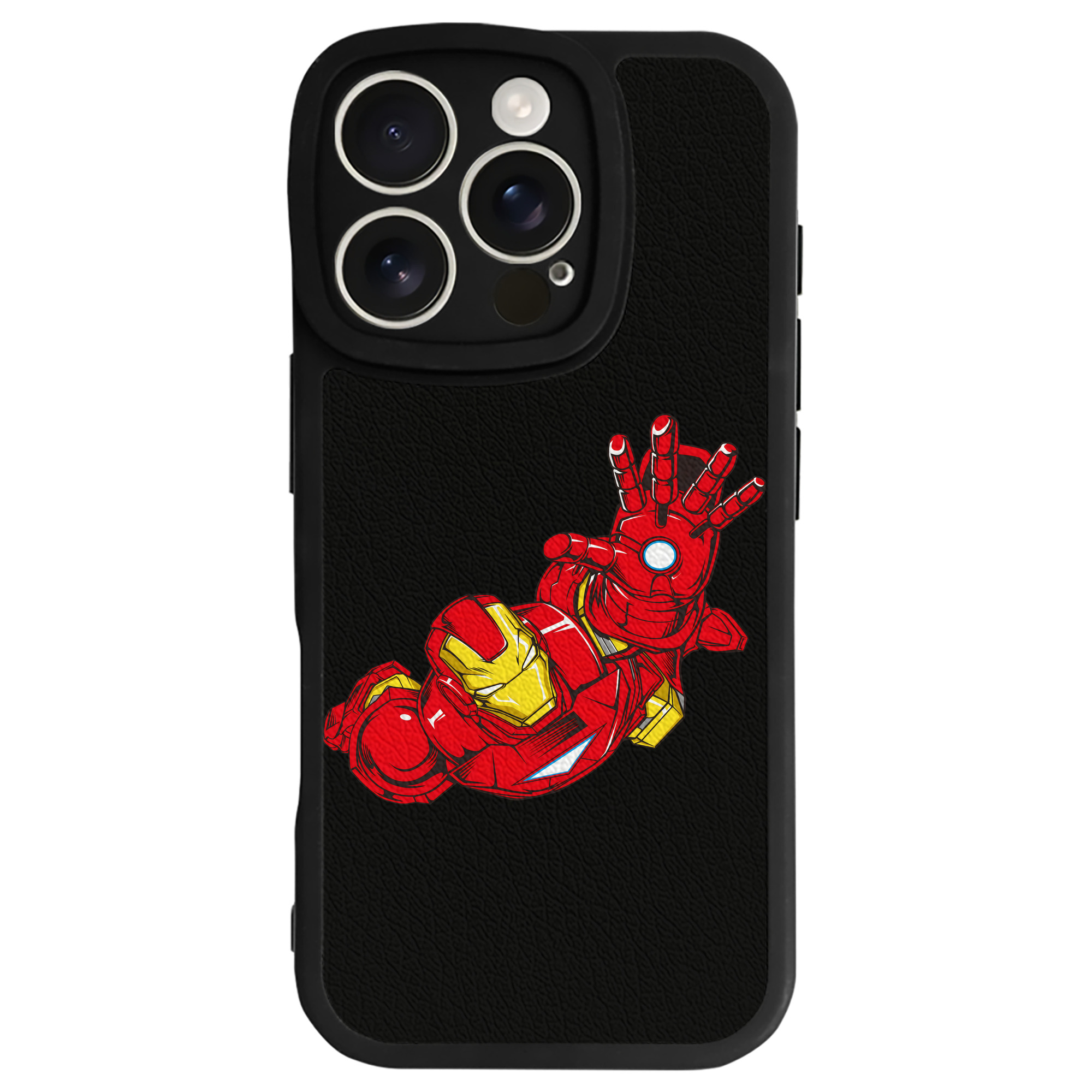 （画像用） アベンジャーズ The Avengers 【iPhone 16シリーズ対応】シリコンスマホケース（レザー調） 材質：シリコン